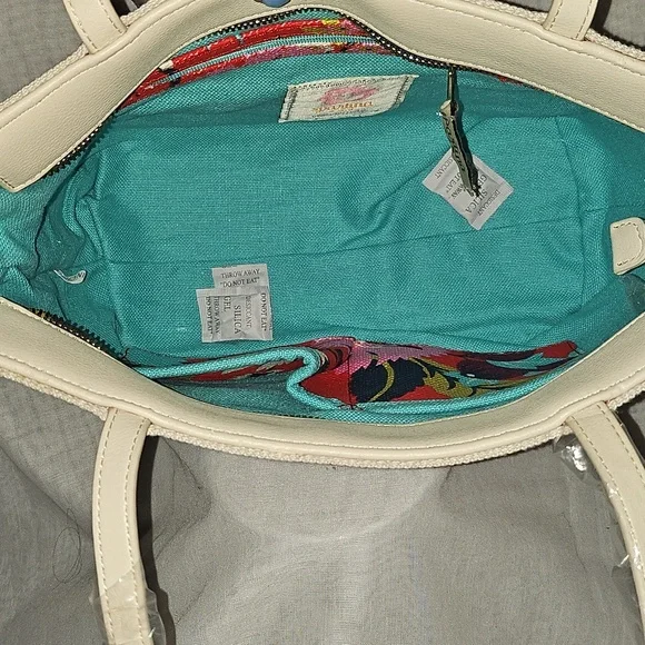 Spartina 449 Bermuda Boho Hazel Floral Tote NWT - Picture 10 of 16